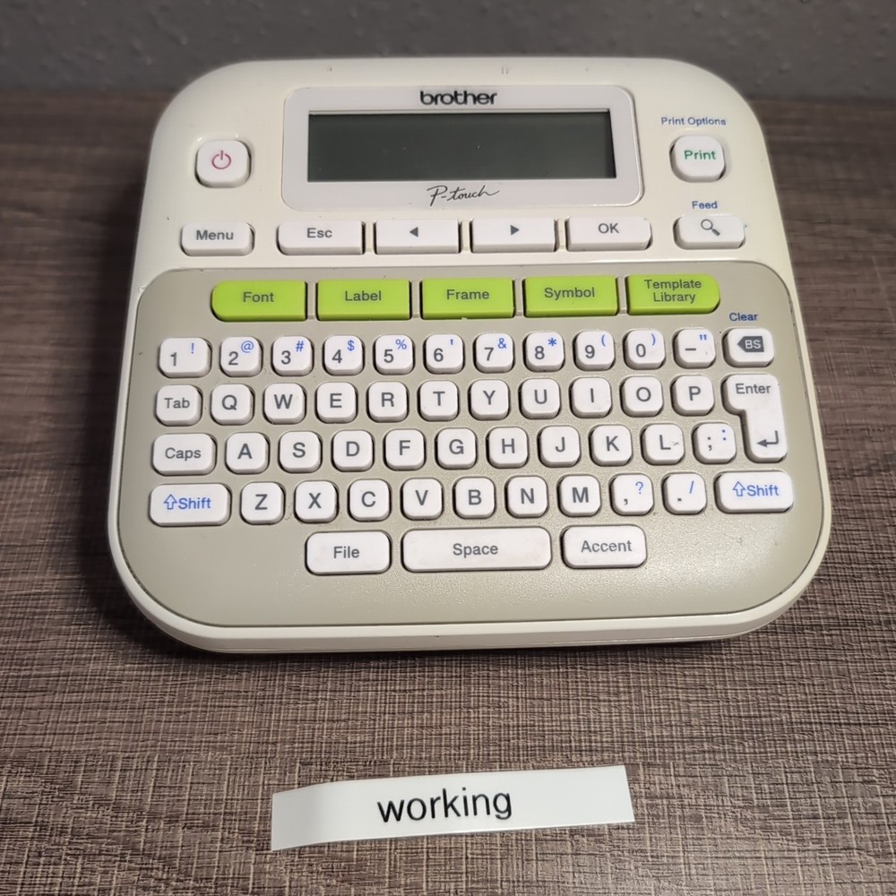 Broyher P-touch PT-D210 Label Maker Battery Operated