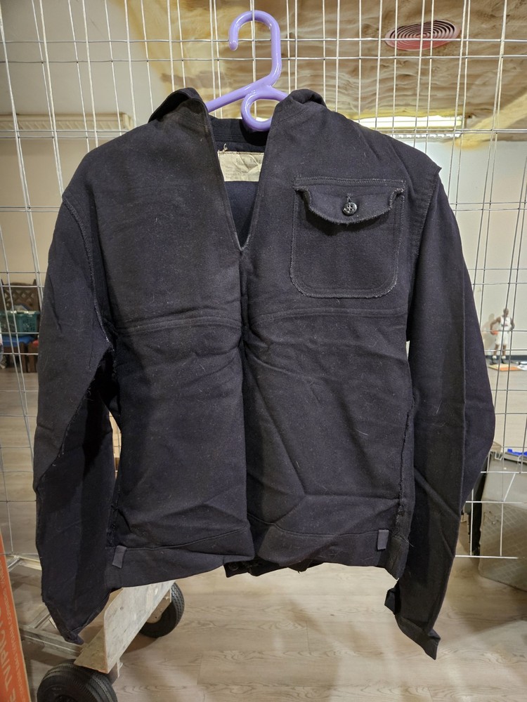 1940's-50's Navy Wool Jumper Top And Pants