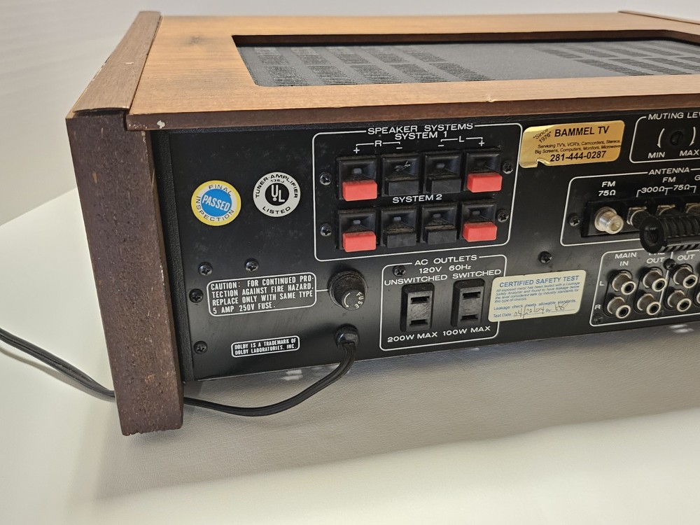 Marantz 2285B Receiver Audiophile Stereo AF/FM Tested Decoder Wood grained Kit