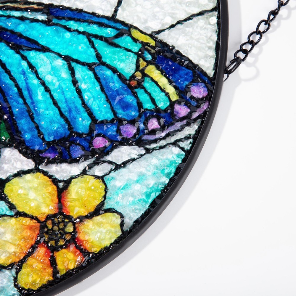 Easter Rabbit Stained Glass Suncatcher Bunny Window Hanging Easter Suncatcher