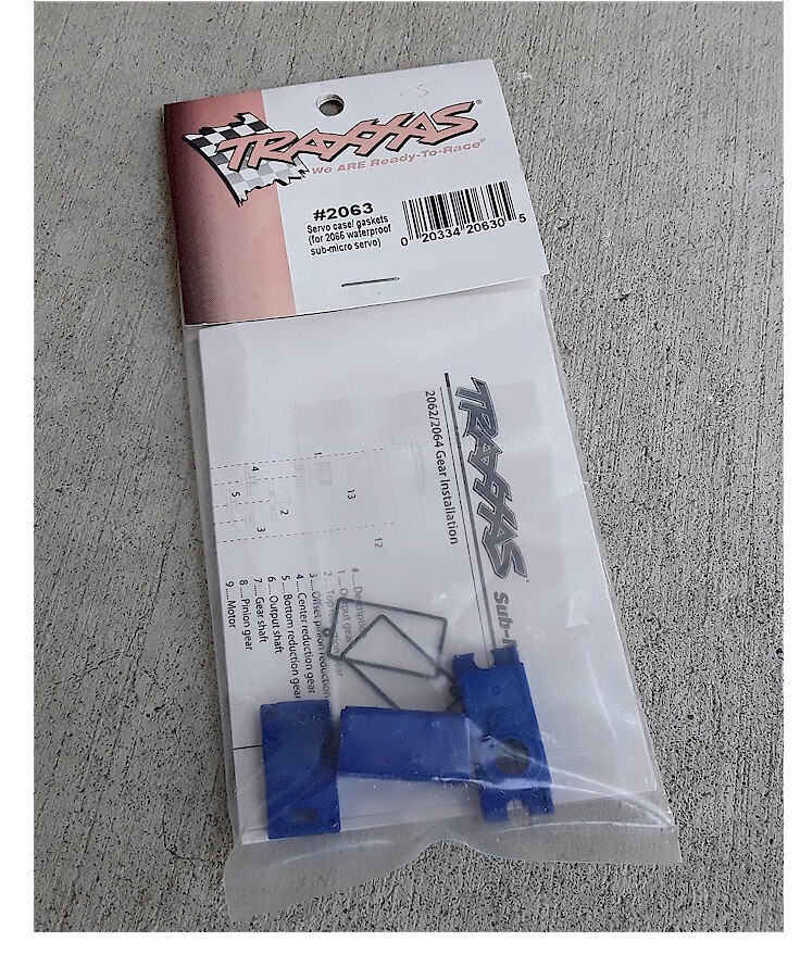 Traxxas 2063 Summit Servo Case/Gaskets E-Maxx TRA2063