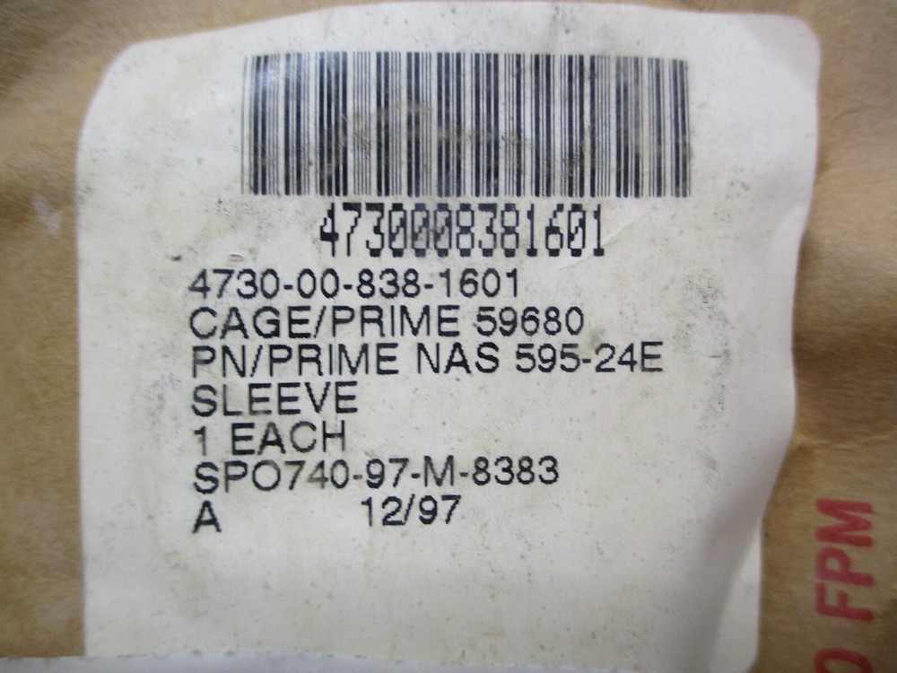 NAS595-24E COMPRESSION SLEEVE 4730008381601