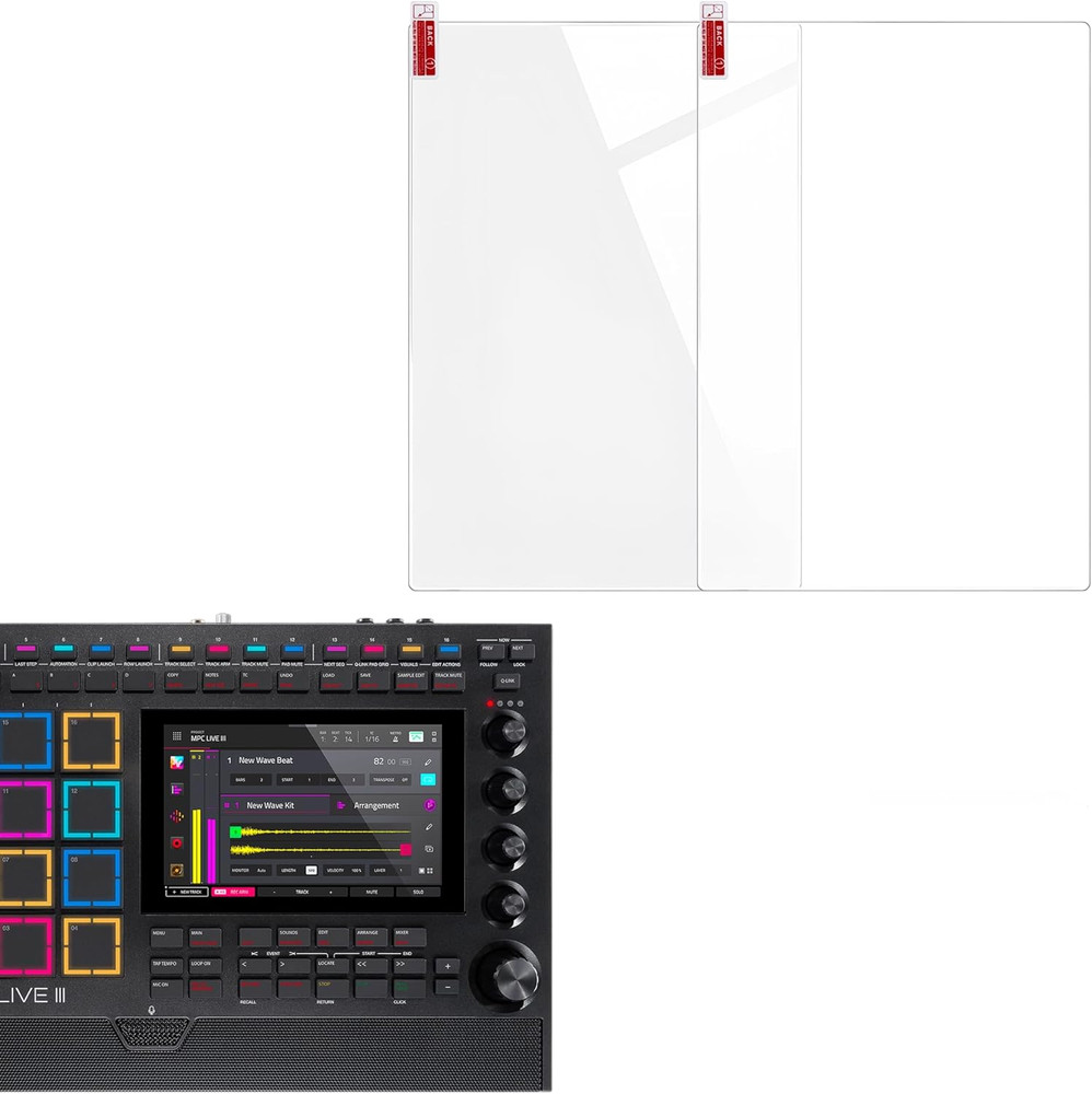 Audio Workstation 7 Inch Touch Screen Protector Compatible with MPC Live 3/MPC L