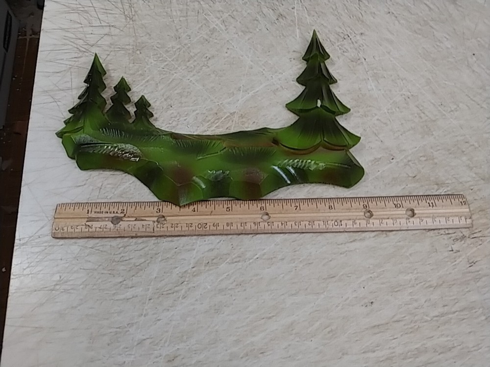 REPLACEMENT CUCKOO CLOCK BASE FRONT TREE LANDSCAPE