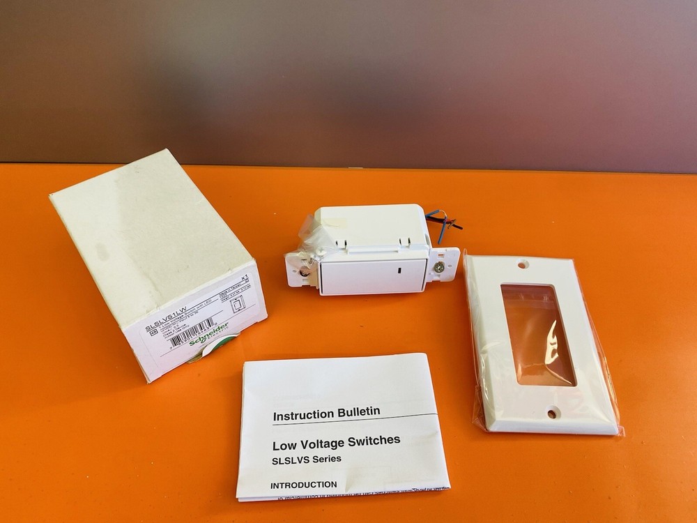 Schneider SLSLVS1LW Low Voltage Switch With Led