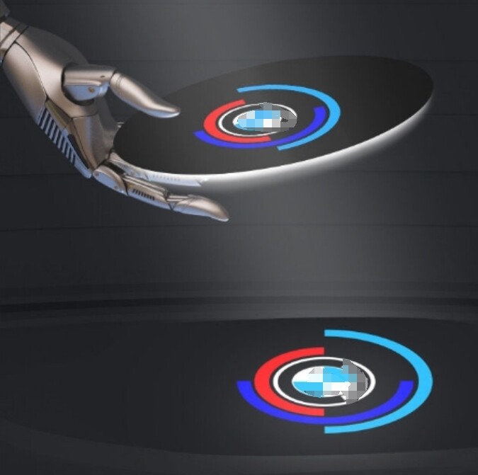 2pcs Car Door Projector Light 50th Anniversary For B-M-W E60 E63 E90 E92 E93