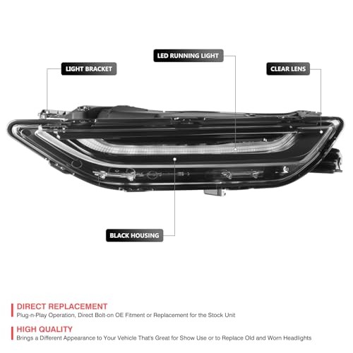 Clear Driver Side Running Light (Left) Compatible With Blazer 2019-2022,