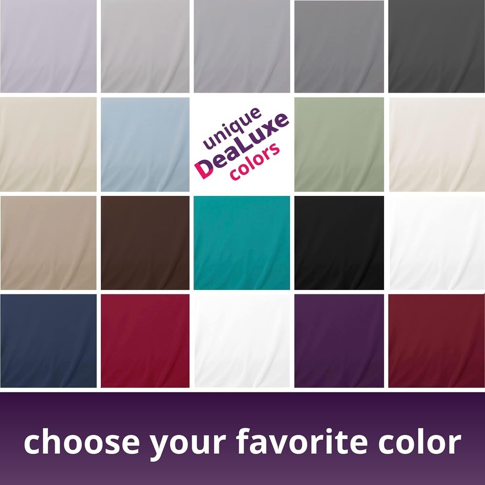 Luxurious Queen Fitted Sheet – Extra Deep Pocket 21" Microfiber – Calm Grey