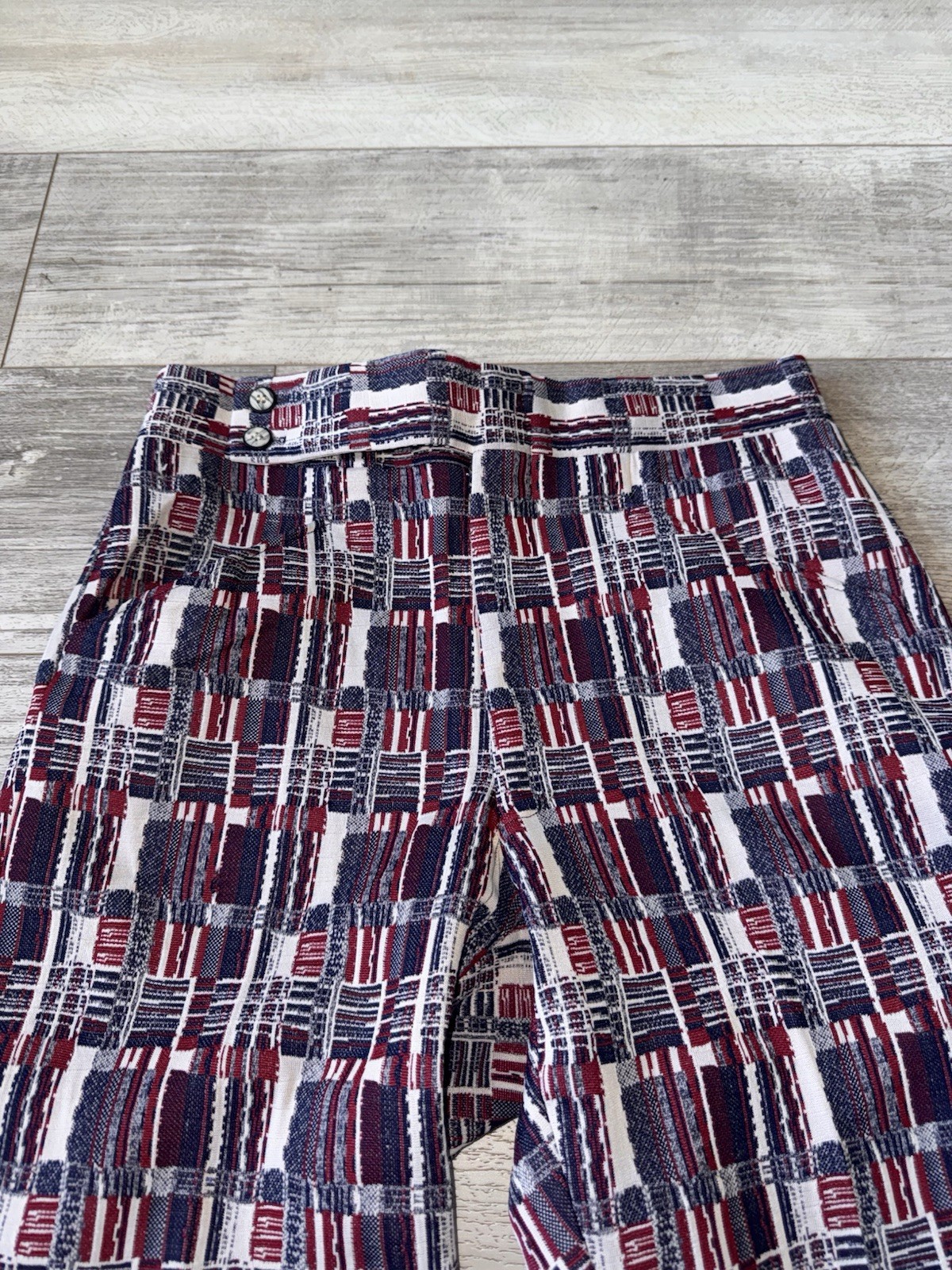 Vintage Esquire Sportswear Pants Mens Leisure Hippy Disco 60s 70s Sz 28x29 USA