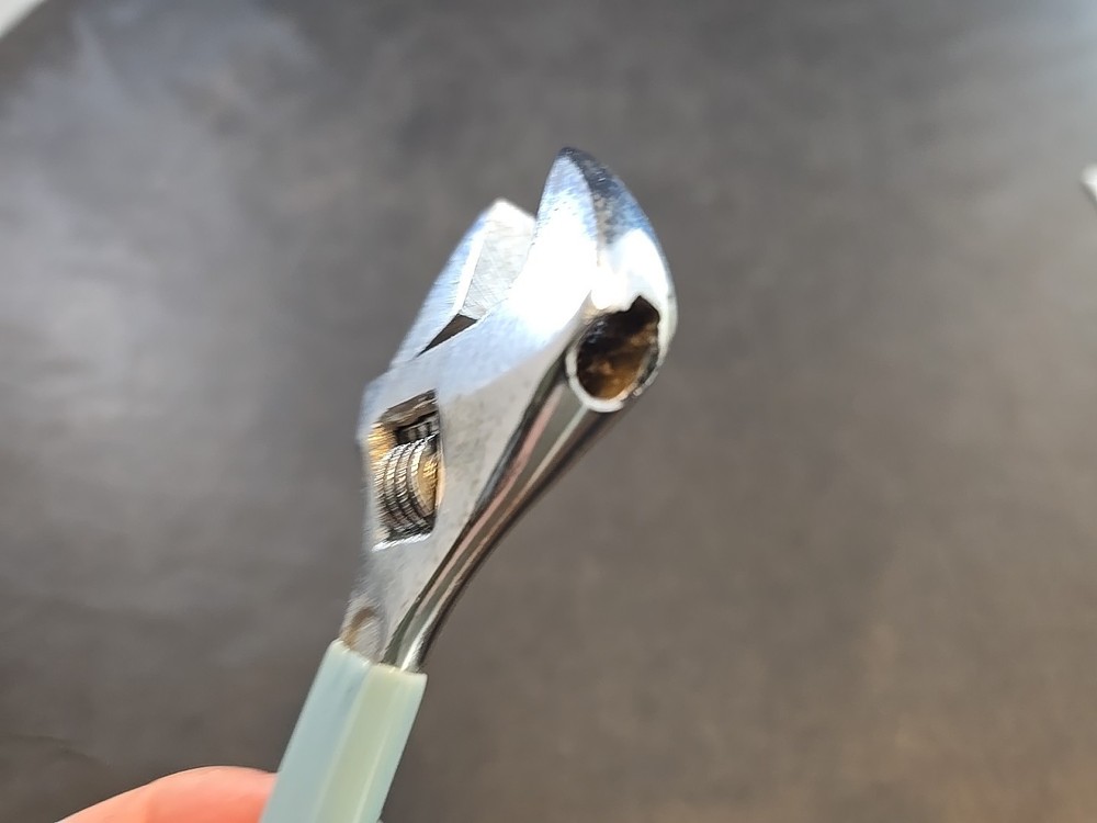 6 inch Adjustable Spanner Rubber Grip Handle Wrench