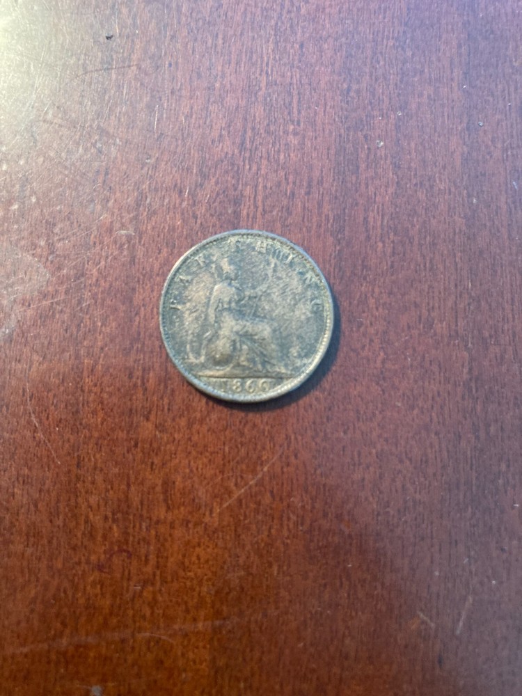 Great Britain Farthing 1860