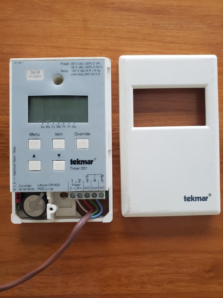 Tekmar 031 Timer