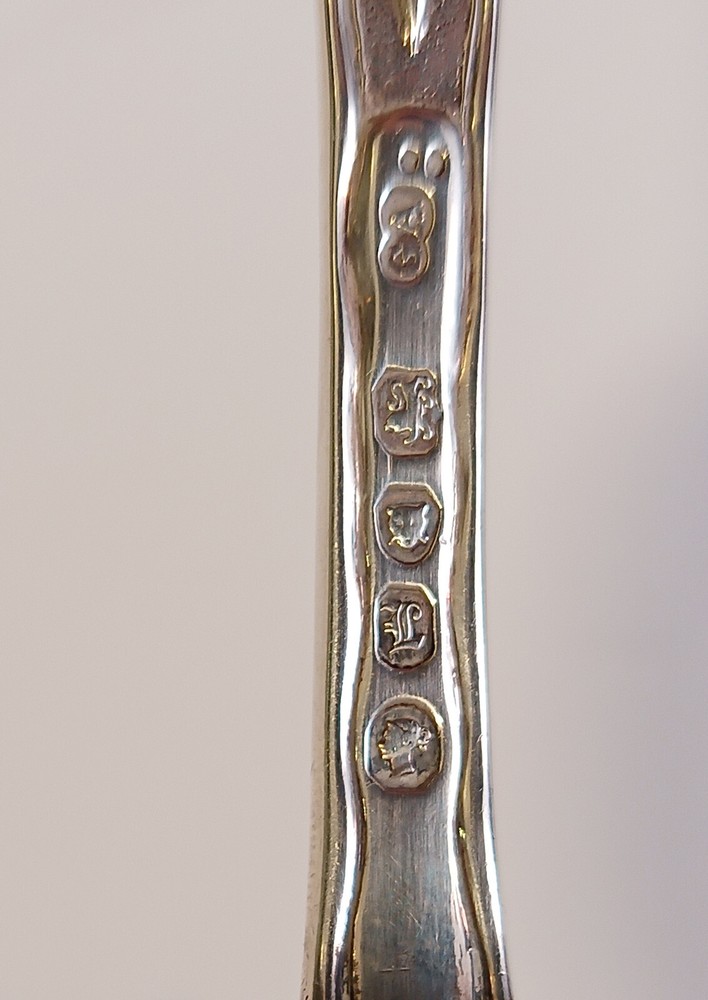 ORIGINAL ENGLISH SILVER SPOON 1000 SILVER With HALLMARKS