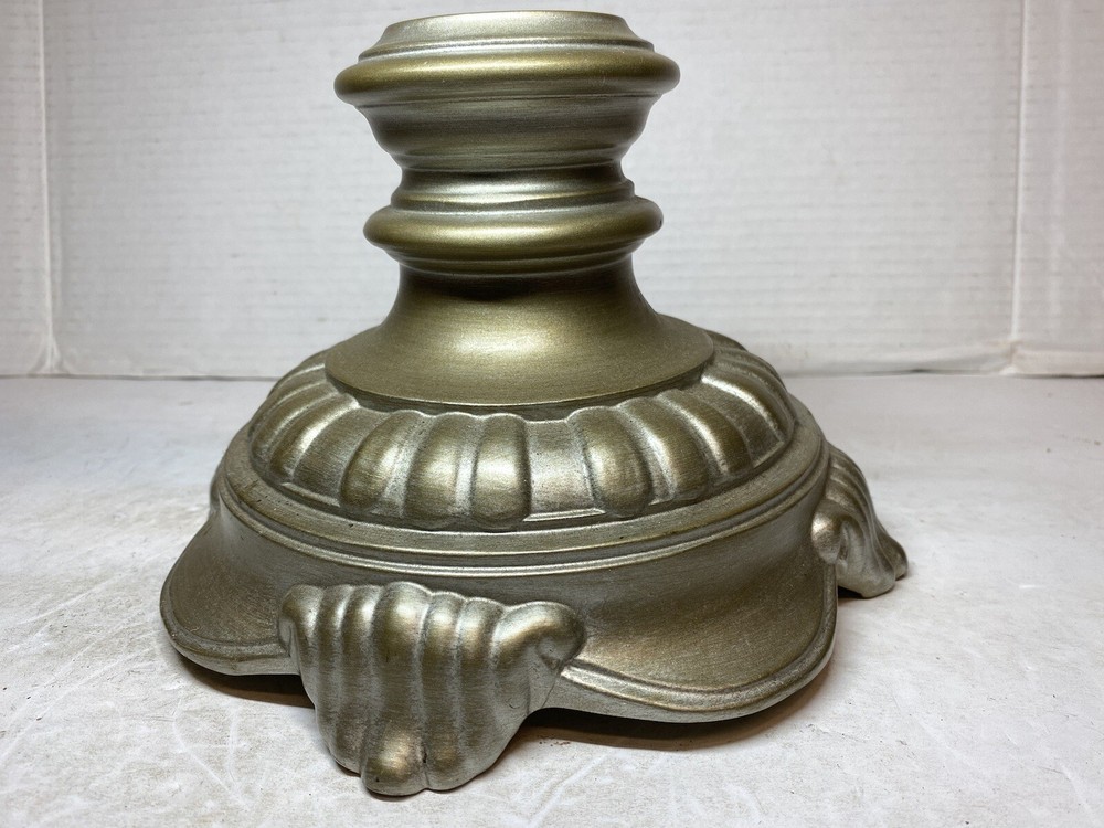 Vintage Metal Footed Lamp Base