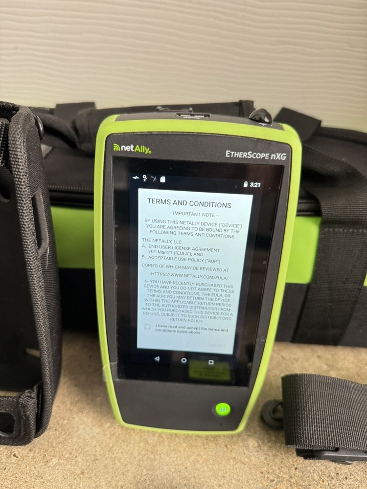 Netally EXG-200-KIT EtherScope nXG Portable Network Expert Professional Kit