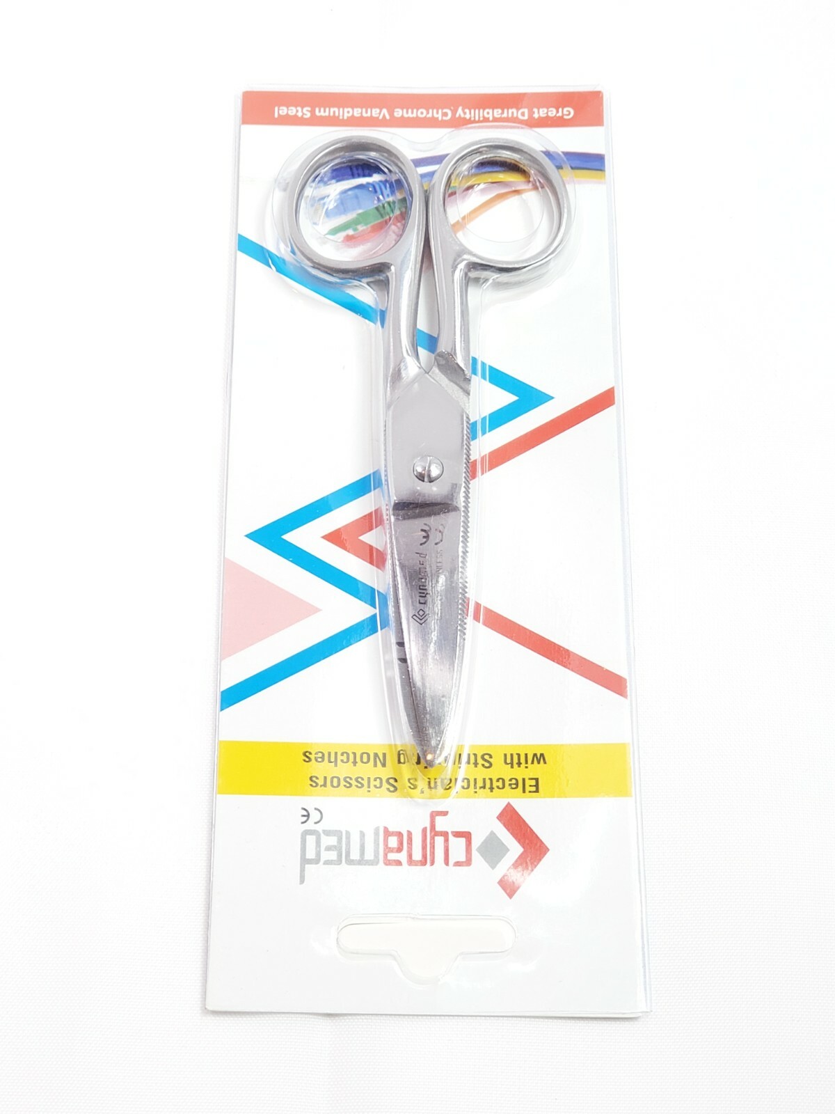 Electrician Scissors for Cutting & Stripping Wires Electrical Repair Tool 5.25"