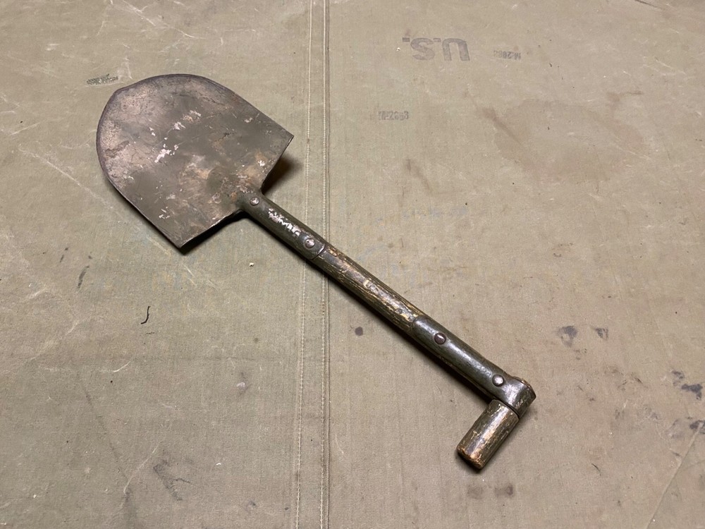 ORIGINAL WWI WWII US ARMY M1910 T-HANDEL ENTRENCHING E-TOOL SHOVEL