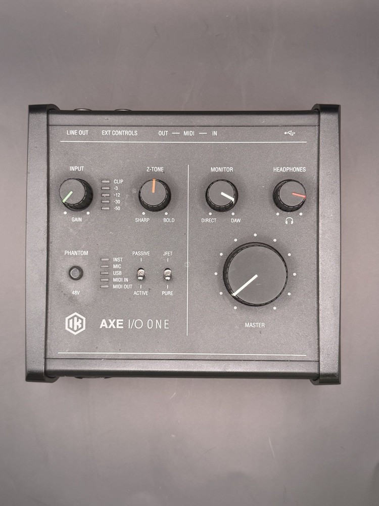 IK Multimedia AXE I/O ONE 1-Channel USB-C Audio Interface ISSUE