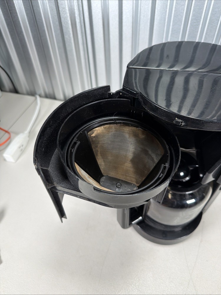 Krups ProAroma Programmable 12-Cup Coffee Maker Type 453 Black - Working!