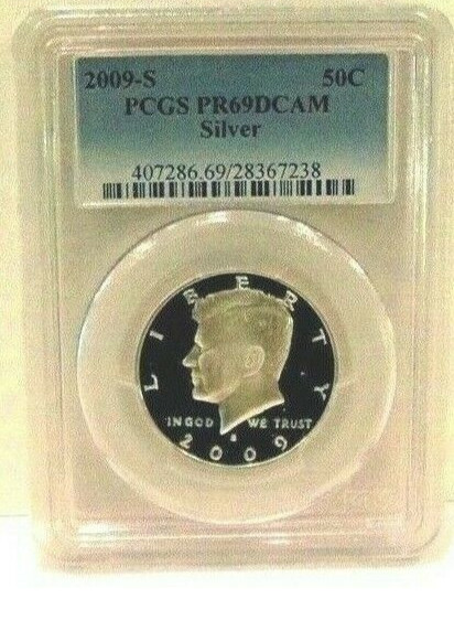 2009-S KENNEDY PR 69 DCAM SILVER PCGS