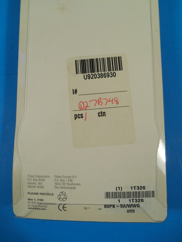 Fluke Type K Thermocouple Piercing Probe 80PK-5A