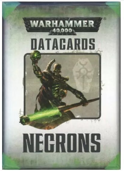 Warhammer 40K Datacards Necrons BNIB Sealed OOP