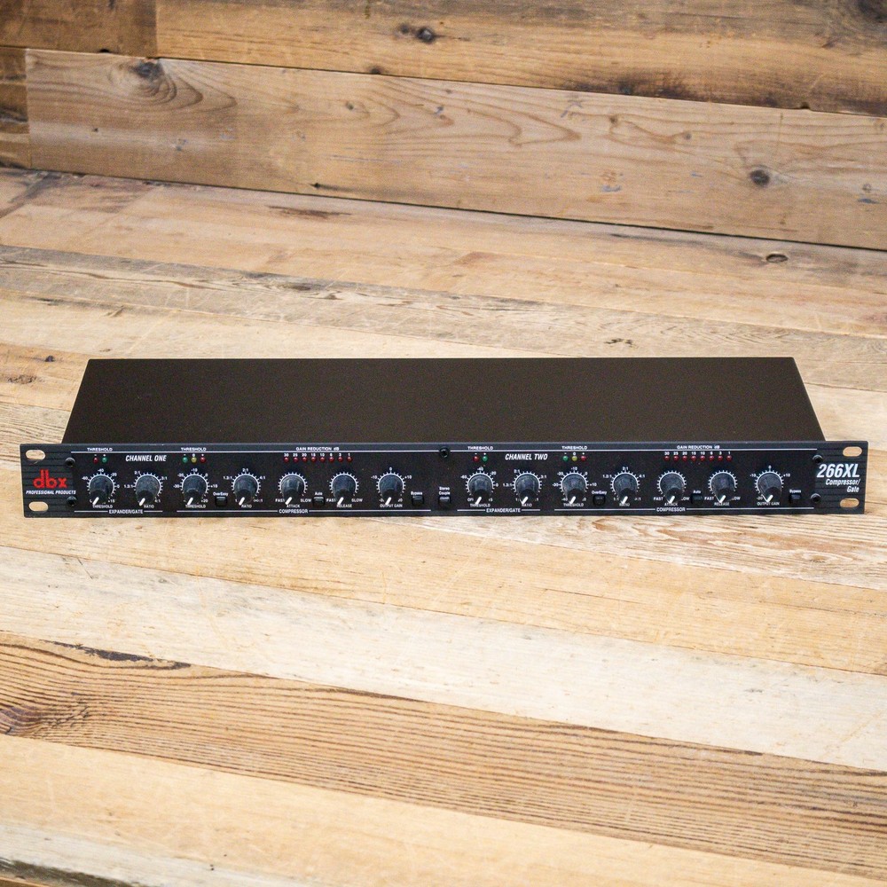 DBX 266XL Stereo Compressor/Limiter 2-Channel Dynamics with Issue U279746