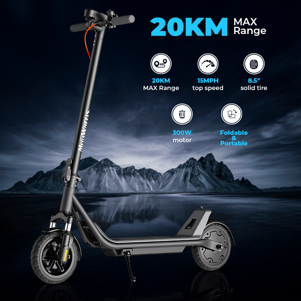 ELECTRIC SCOOTER ADULTS + SHOCK ABSORPTION&APP CONTROL FOLDING E-SCOOTER COMMUTE
