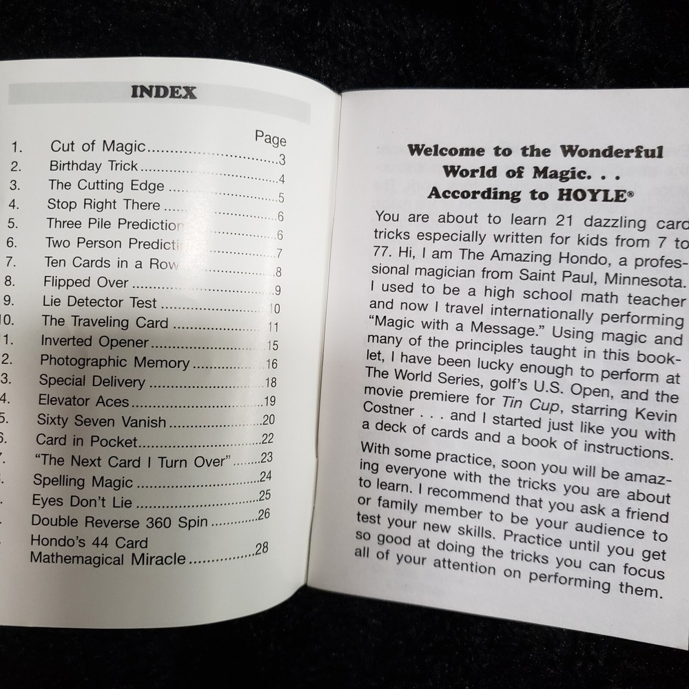 Hoyle Magic II 21 More Card Tricks 1996 COMPLETE
