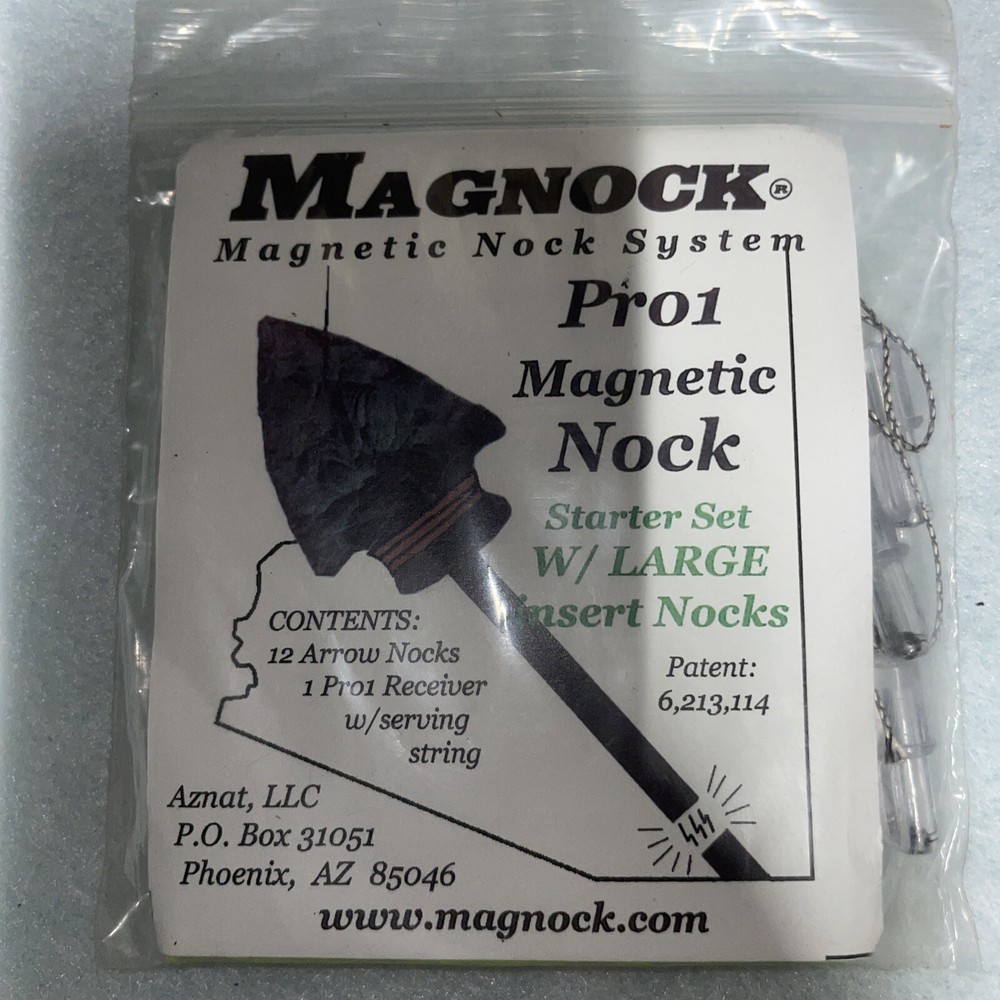 Magnock Magnetic Nock System Pro1 Starter Set With Large Insert Nocks