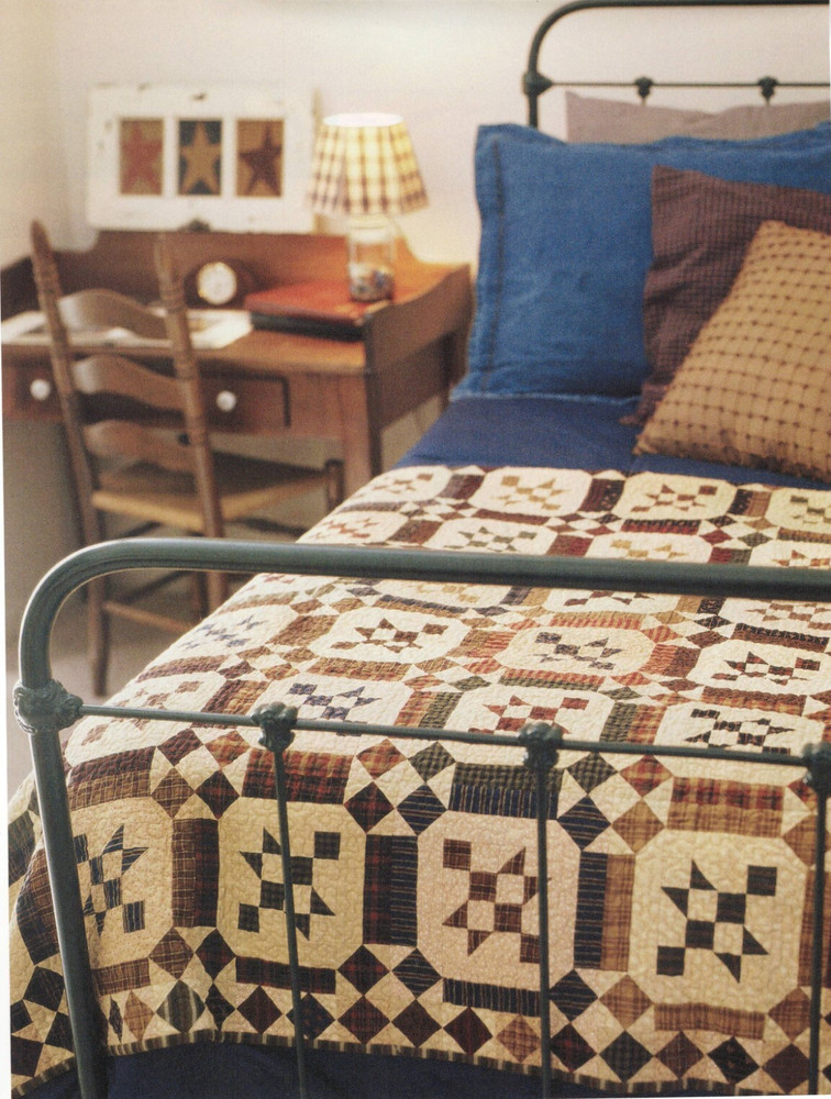 Chip Off The Ol' Block Quilt Pattern Pieced FQ