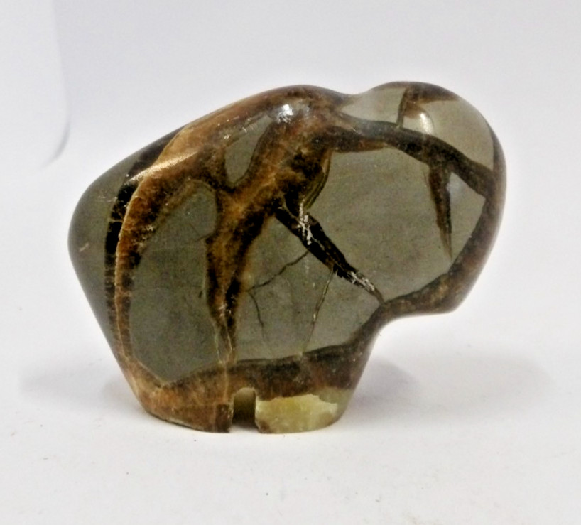 Carved Septarian Bison/Buffalo