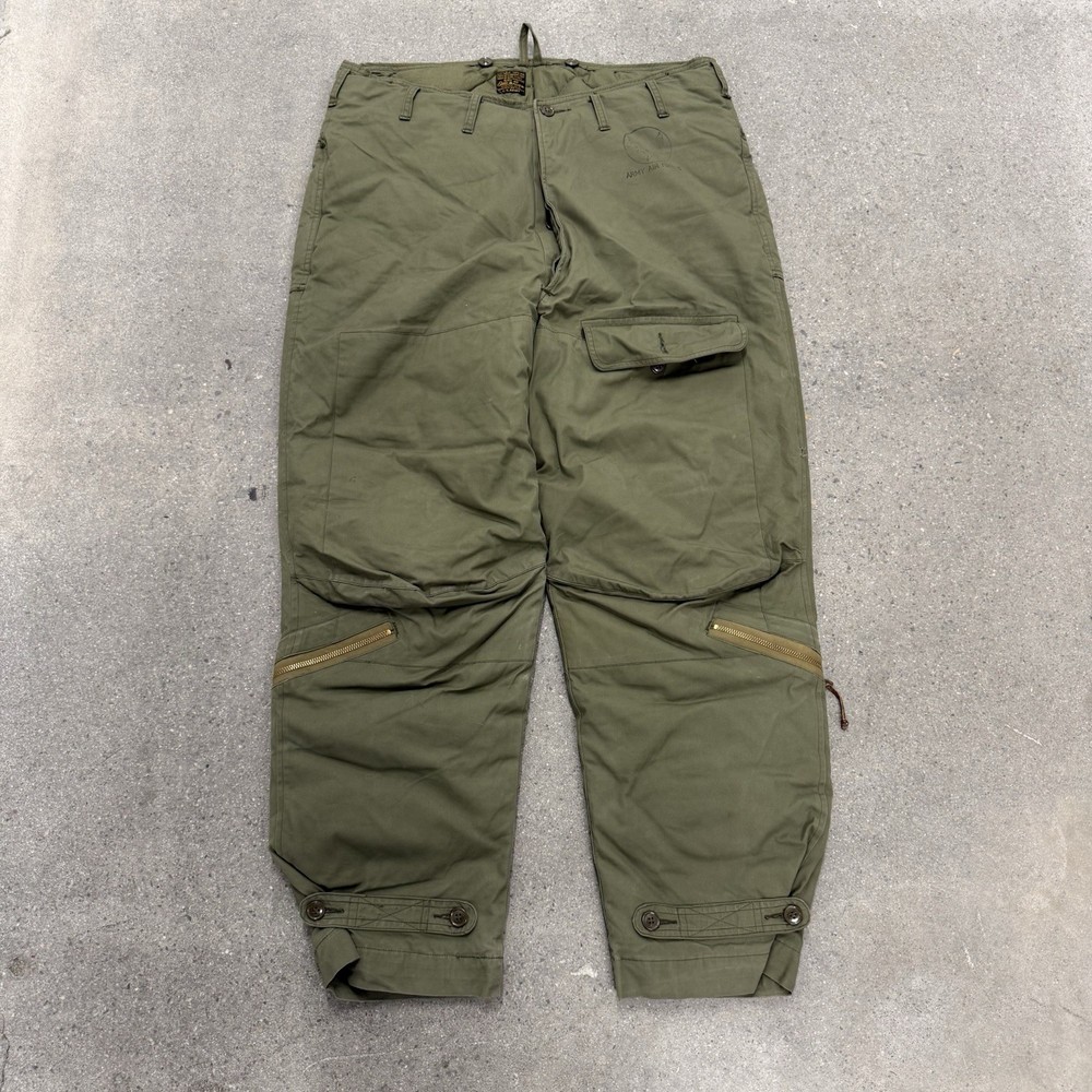 Vintage EDDIE BAUER WW2 US Army A-8 Flight Pants Size 42