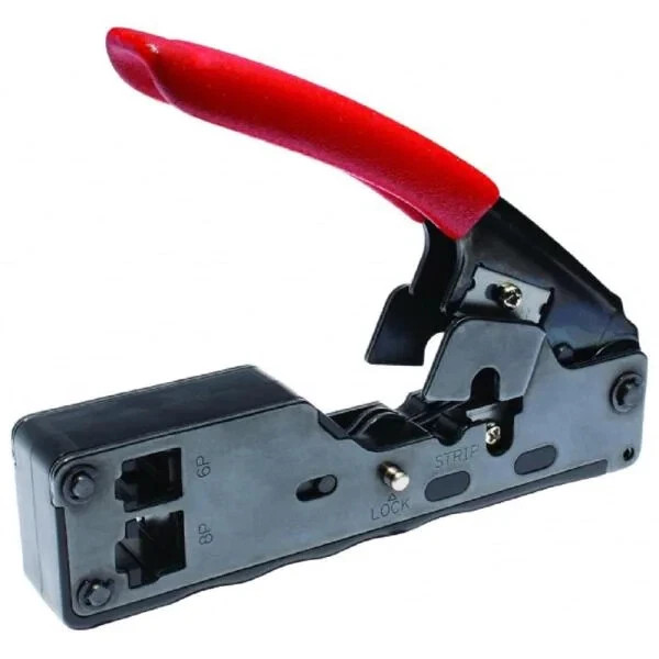 Platinum Tools 12507 Tele-Titan Black Oxide Modular Plug Compact Crimp Tool New