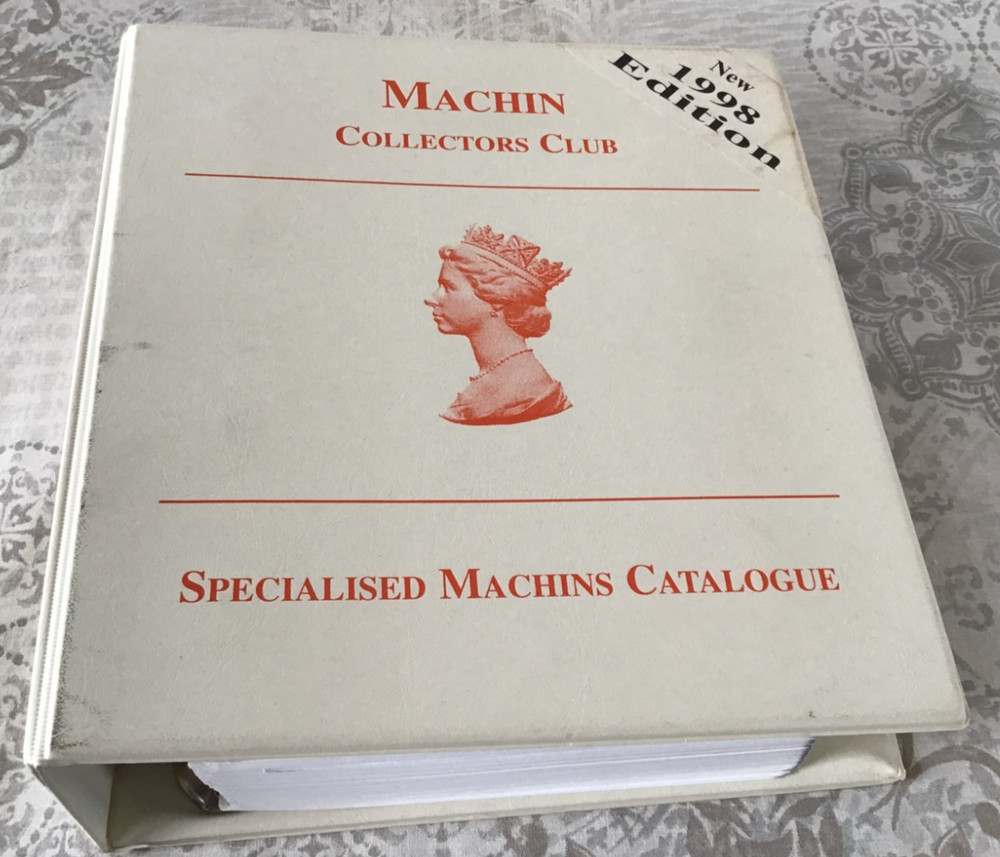 1998 MACHIN COLLECTORS CLUB SPECIALISED STAMP CATALOGUE, LOOSE LEAF RING BINDER