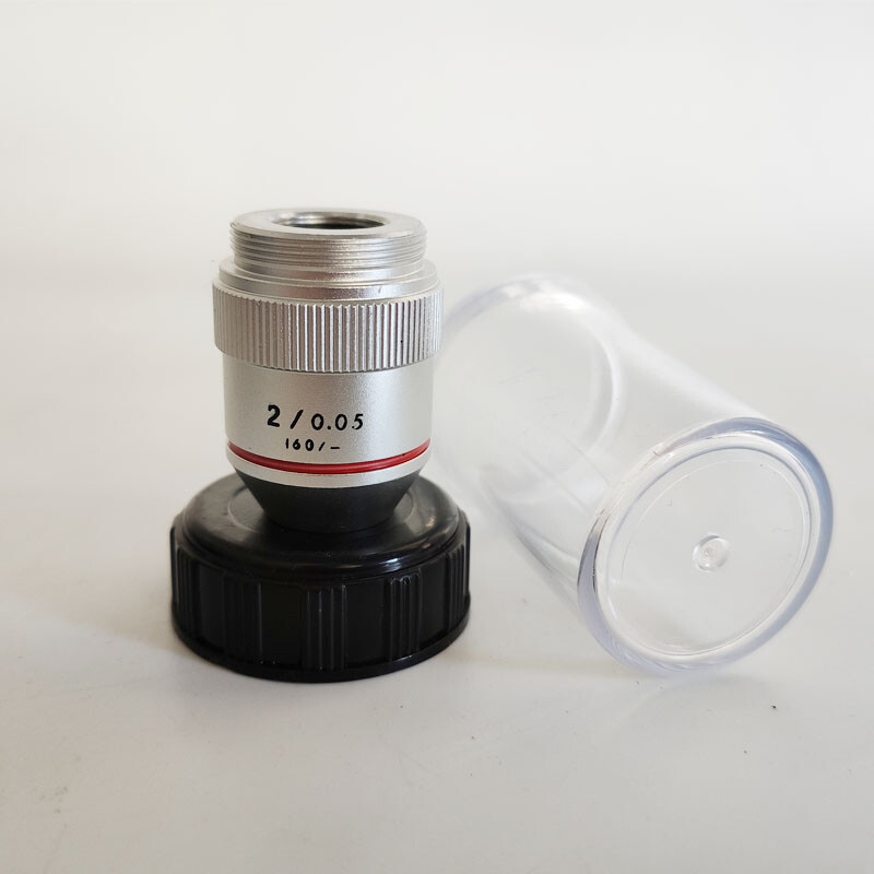 1PC 195 1X 2X RMS Achromatic Infinity Objective Lens for Biological Microscope