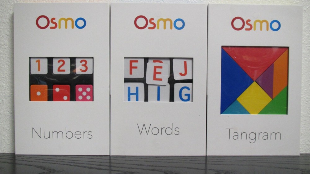 Osmo Genius Kit Learning System For IPad, Numbers, Words (Incomplete), Tangram
