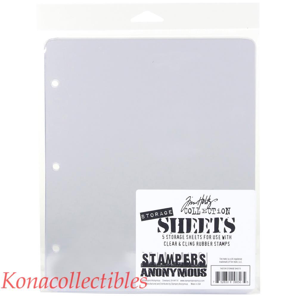 Stampers Anonymous Tim Holtz Storage Sheets 5/Pkg