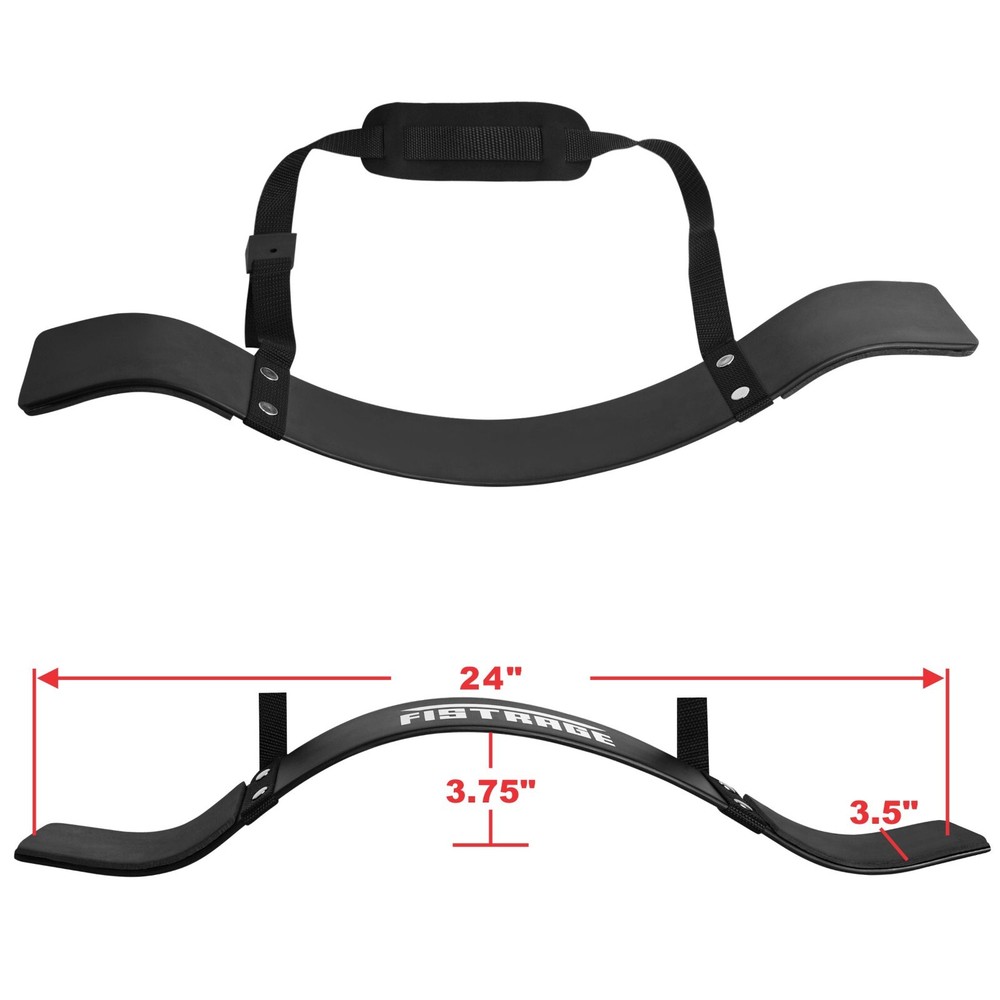 FISTRAGE Arm Blaster Biceps Curl Support for Bodybuilding with Adjustable Strap