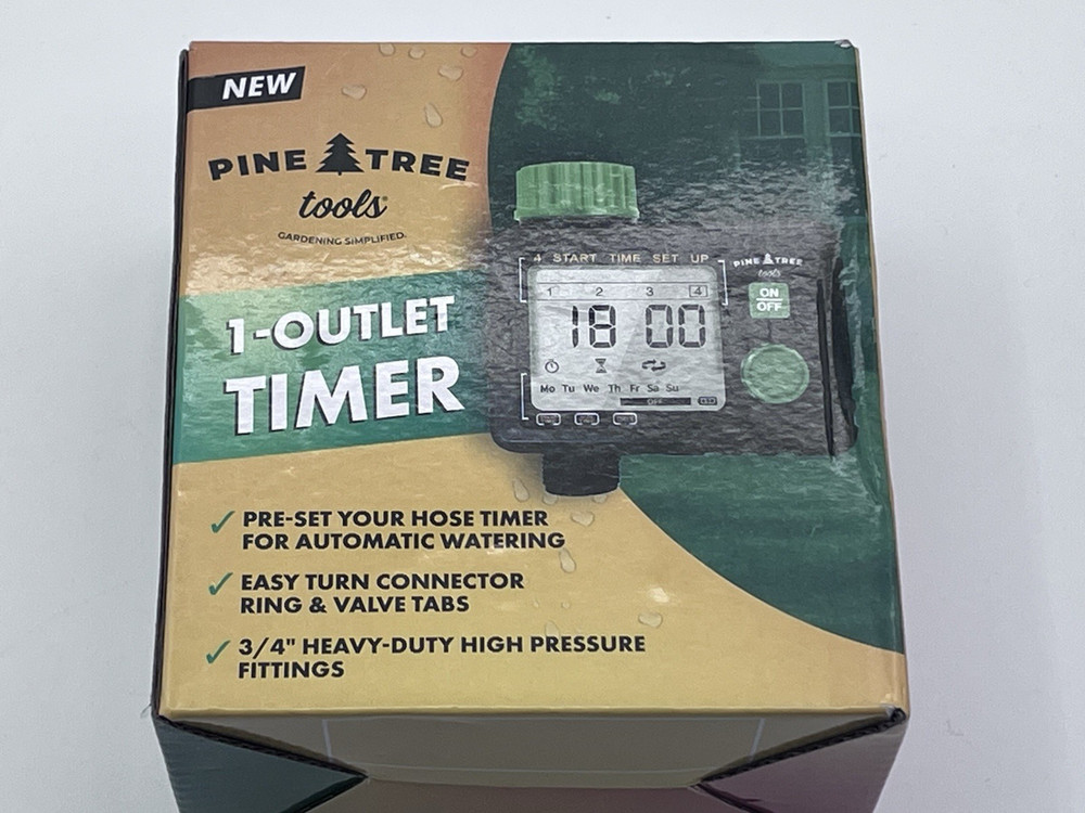 Programmable Water Timer for Garden Hose Pine Tree Tools Hose Timer