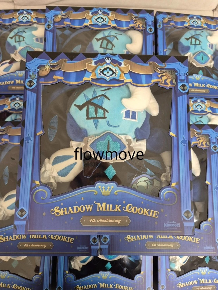 NEW - Cookie Run Kingdom Official Shadow Milk Cookie Special Package Plush