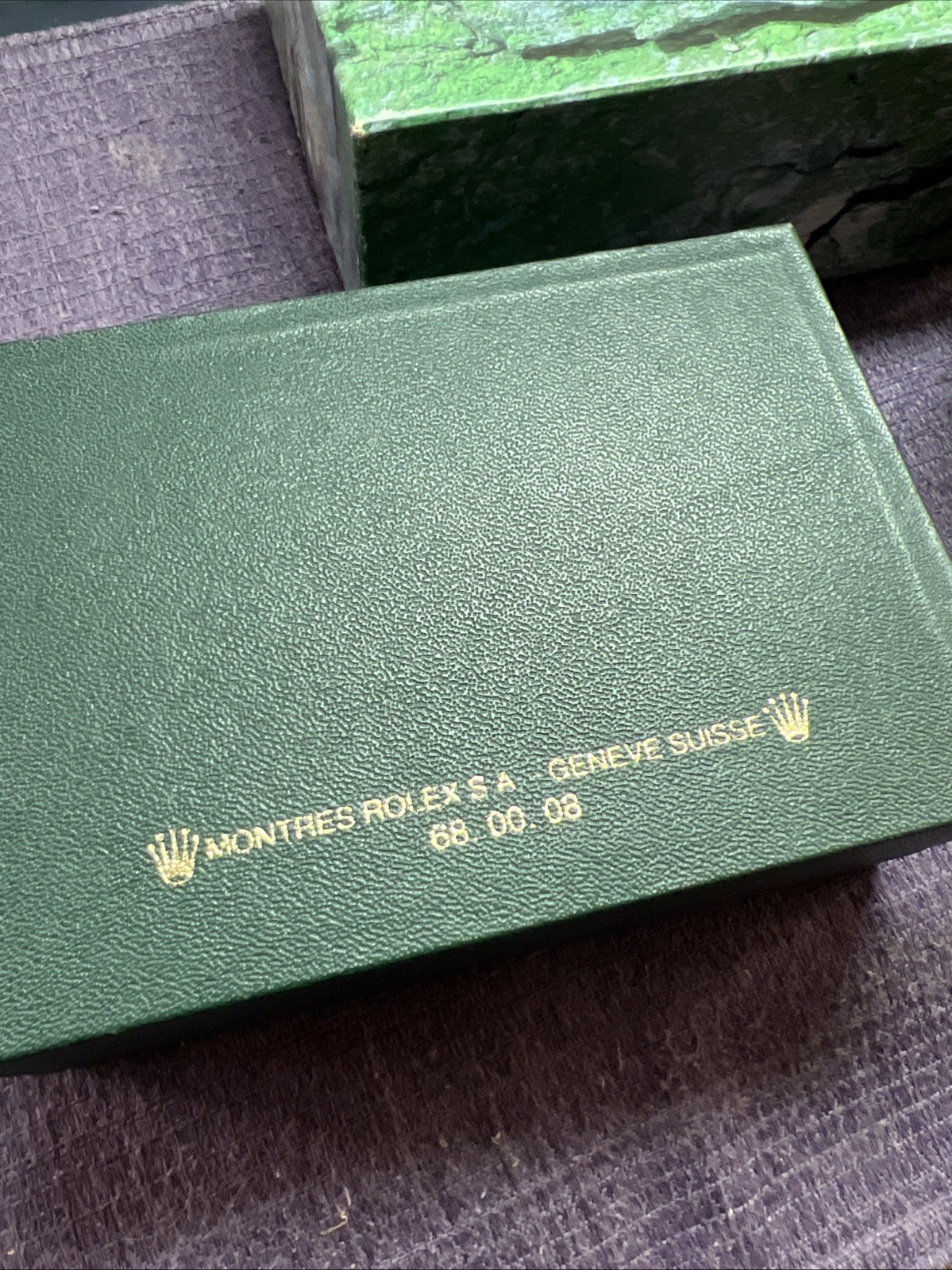 Replacement Pillow Real leather cover colt for Rolex 68.00.xx box High Quality‼️