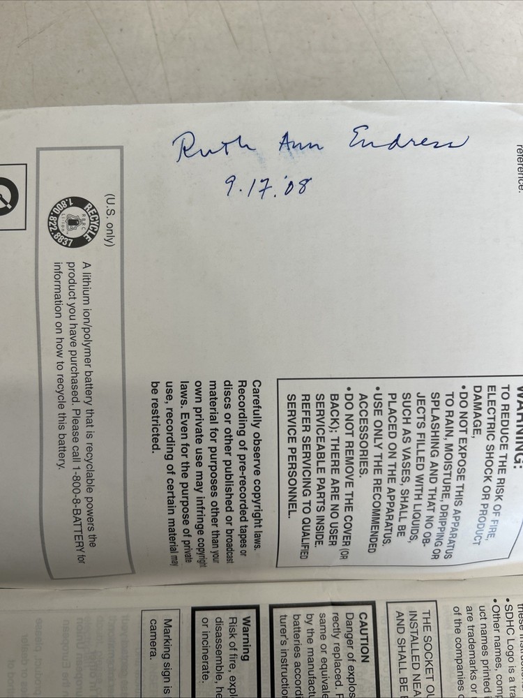 Leica V-LUX 2 Camera Instruction Manual Guide