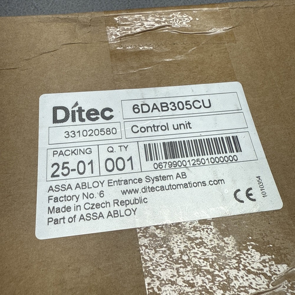 DITEC 6DAB305CU CONTROL UNIT