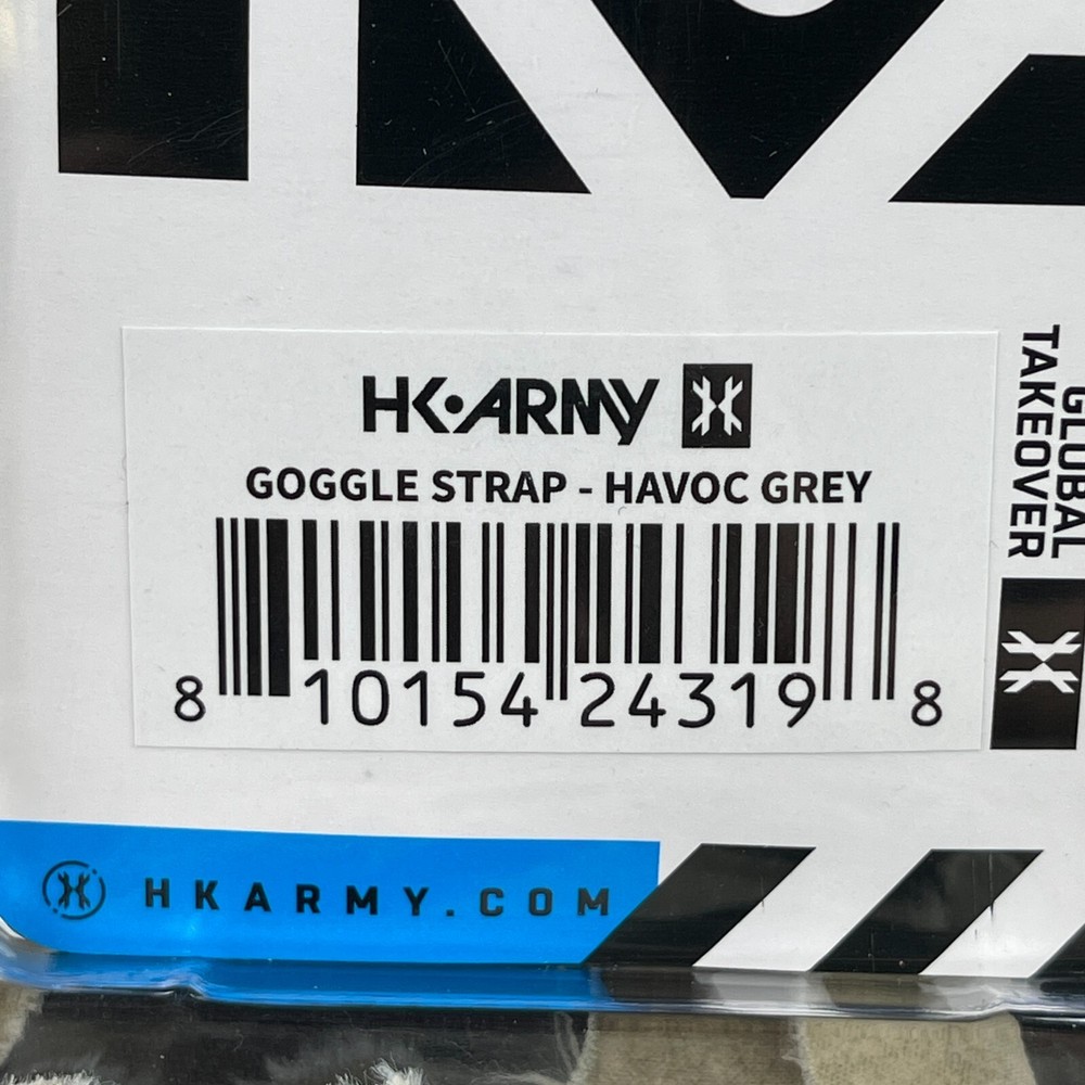NEW HK Army Universal Goggle Strap - Havoc - Grey