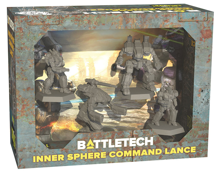 Inner Sphere Command Lance Battletech Miniatures Game Catalyst Game Labs