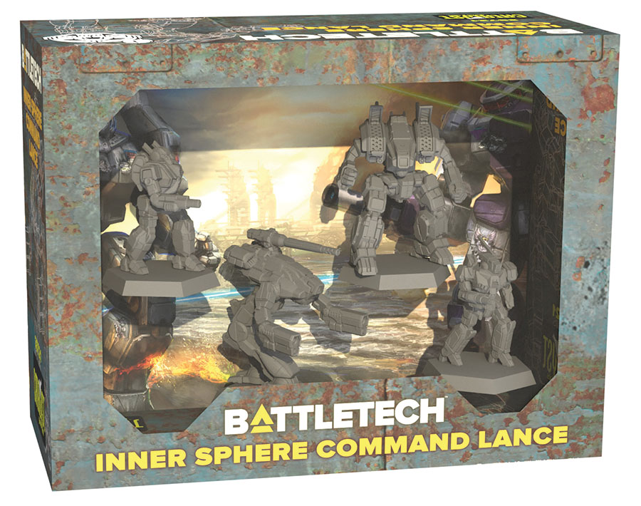 Inner Sphere Command Lance Battletech Miniatures Game Catalyst Game Labs
