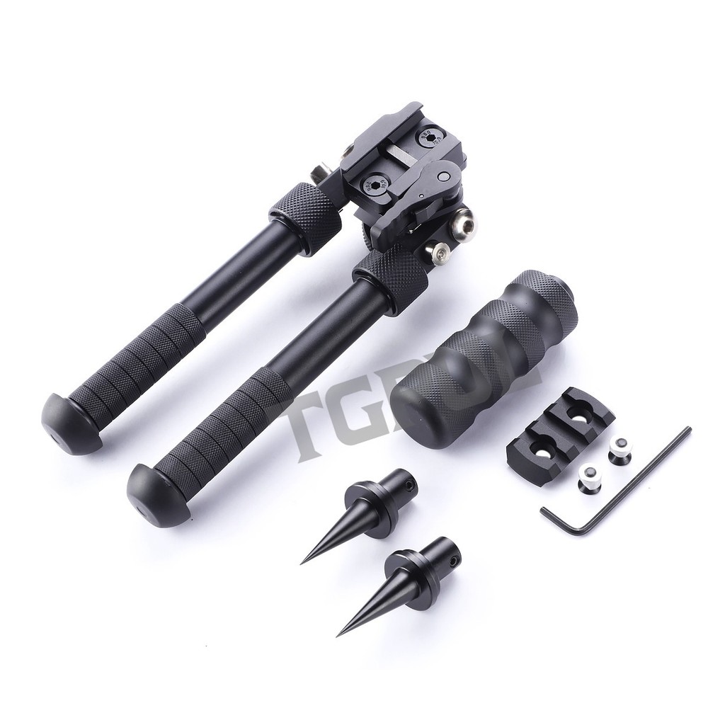 4.75- 9" Foldable Adjustable Bipod Combination for M-lok System