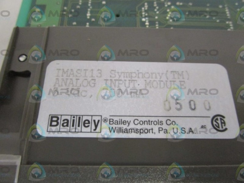 BAILEY ANALOG INPUT MODULE IMASI13 UNMP