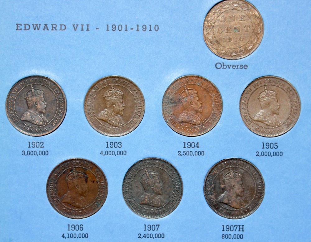 Canada Large Cent Album - Complete! Includes 1858 and 1891 Small Date!